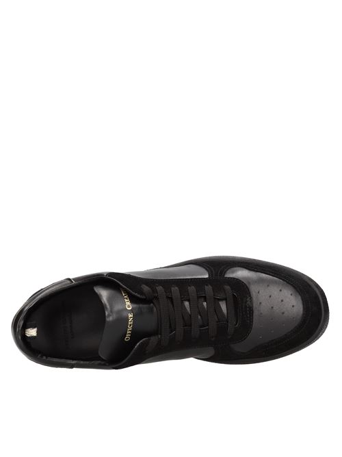 Sneakers in pelle e camoscio OFFICINE CREATIVE | MOWER/011NERO